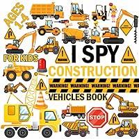 Algopix Similar Product 2 - I Spy Construction Vehicles Book For