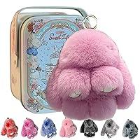 Algopix Similar Product 14 - Christmas Bunny Lulu Keychain Bunny