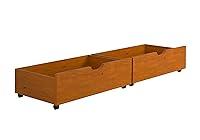 Algopix Similar Product 7 - Donco Kids 505H Dual Under Bed Drawer
