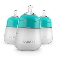 Algopix Similar Product 7 - Nanobebe Flexy Silicone Baby Bottles