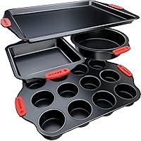 Algopix Similar Product 9 - Premium NonStick Baking Pans Set of 4