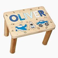 Algopix Similar Product 20 - Personalized Name Puzzle Stool Toddler