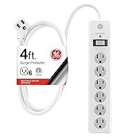 Algopix Similar Product 16 - GE 6Outlet Surge Protector 4 Ft