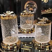 Algopix Similar Product 20 - Handmade Crystal Glass Canister Set