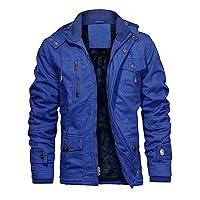 Algopix Similar Product 5 - CHEXPEL Winter Jacket with Hood for Men