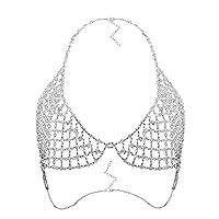 Algopix Similar Product 15 - idealway Sexy Crystal Rhinestones Body