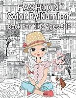 Algopix Similar Product 9 - Fashion Color By Number Book For Kids