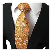 Algopix Similar Product 8 - Handmade Skinny Mens Tie  Floral Leaf