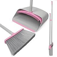 Algopix Similar Product 2 - Pink Broom with Dustpan Combo Set52