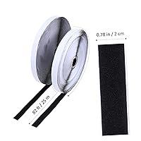Strips with Adhesive, Hook and Loop Tape, Nylon Self Adhesive Heavy Duty  Strips, Double Sided Sticky Back Fastener Roll for Home Office School Car  and