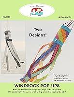 Algopix Similar Product 16 - Windsock Pop Up Sewing Pattern Kit by