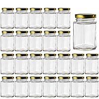 Algopix Similar Product 18 - Woaiwoq Glass Jars With Lids 4 OZ