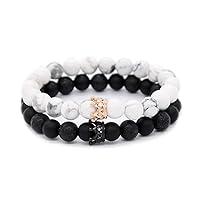Algopix Similar Product 18 - POSHFEEL 8mm Natural Stone CZ Micro