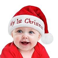 Algopix Similar Product 10 - RJVW Baby Santa Hat Christmas Hat for