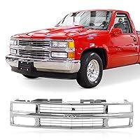 Algopix Similar Product 8 - CarPartsDepot Front Grille Grill Chrome