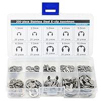 Algopix Similar Product 19 - Shitong 200 PCS Stainless Steel EClip