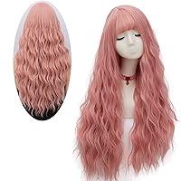 Algopix Similar Product 1 - Netgo Womens Pink Wig Long Fluffy