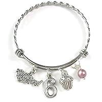 Algopix Similar Product 13 - 6th BIRTHDAY BRACELET 6th Birthday