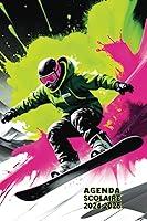 Algopix Similar Product 9 - Agenda scolaire 20242025 Snowboard