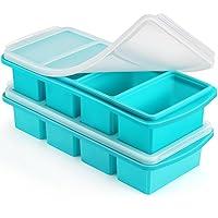 Algopix Similar Product 10 - Silicone Freezer Tray with Lid  1 Cup