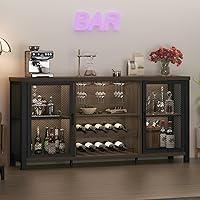 Algopix Similar Product 17 - Launica Wine Bar Cabinet Industrial