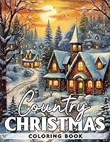 Algopix Similar Product 10 - Country Christmas Coloring Book 50