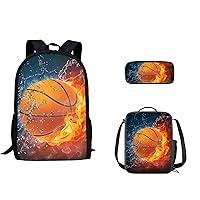 Algopix Similar Product 19 - FOR U DESIGNS Fire Baketball Printing