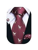 Algopix Similar Product 7 - BarryWang Fun Animal Ties for Men