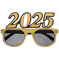 Algopix Similar Product 19 - LUOZZY 2025 New Year Eyeglasses Golden