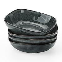 Algopix Similar Product 10 - famiware Large Pasta Bowls Set of 4