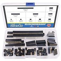 Algopix Similar Product 1 - Glarks 80Pcs 254mm Straight Double Row