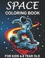 Algopix Similar Product 20 - space coloring book for kids 48 year