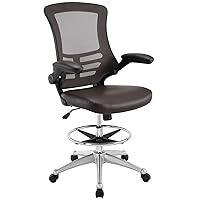 Algopix Similar Product 6 - Modway Attainment Vinyl Drafting Chair