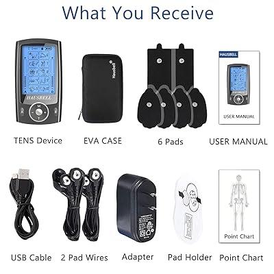 Tech Care Tens Unit Pulse Massager Muscle Stimulator for Pain Relief Therapy