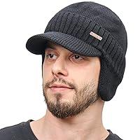 Algopix Similar Product 14 - CAMOLAND 30 Wool Winter Beanie wVisor