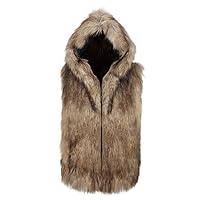 Algopix Similar Product 16 - Mens Faux Fur Sleeveless Vest Cute