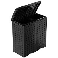 Algopix Similar Product 14 - MAIUSCOLI Outdoor Trash Can with Lid