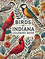 Algopix Similar Product 6 - Birds of Indiana Coloring Book