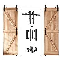 Algopix Similar Product 8 - EaseLife 12 FT Double Sliding Barn Door