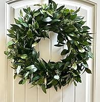 Algopix Similar Product 3 - Any season Greenery Wreath