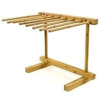 Algopix Similar Product 18 - Intriom Bamboo Pasta Drying Rack Pasta