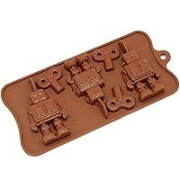 Algopix Similar Product 20 - Freshware 6Cavity Silicone Robot and
