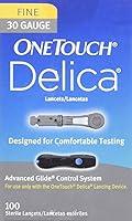 Algopix Similar Product 7 - One Touch Delica 30 Gauge Lancets 100