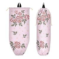 Algopix Similar Product 13 - Red Rose Pink Plastic Bag Holder