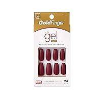 Algopix Similar Product 4 - Gold Finger Full Cover Nails Gel Glam