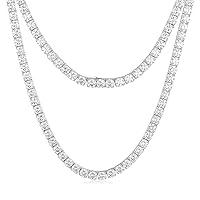 Algopix Similar Product 20 - CACESTONE Moissanite Tennis Necklace