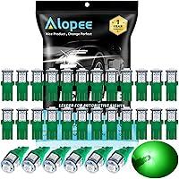 Algopix Similar Product 14 - Alopee 30 Pack 194 LED Bulb Green T10