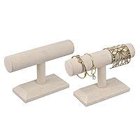 Algopix Similar Product 3 - MOOCA 2 Pcs Set Linen Covered Wood