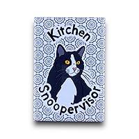 Algopix Similar Product 4 - Cat Kitchen Snoopervisor Magnet