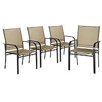 Algopix Similar Product 8 - SUNCROWN Outdoor Chairs Set of 4 Patio